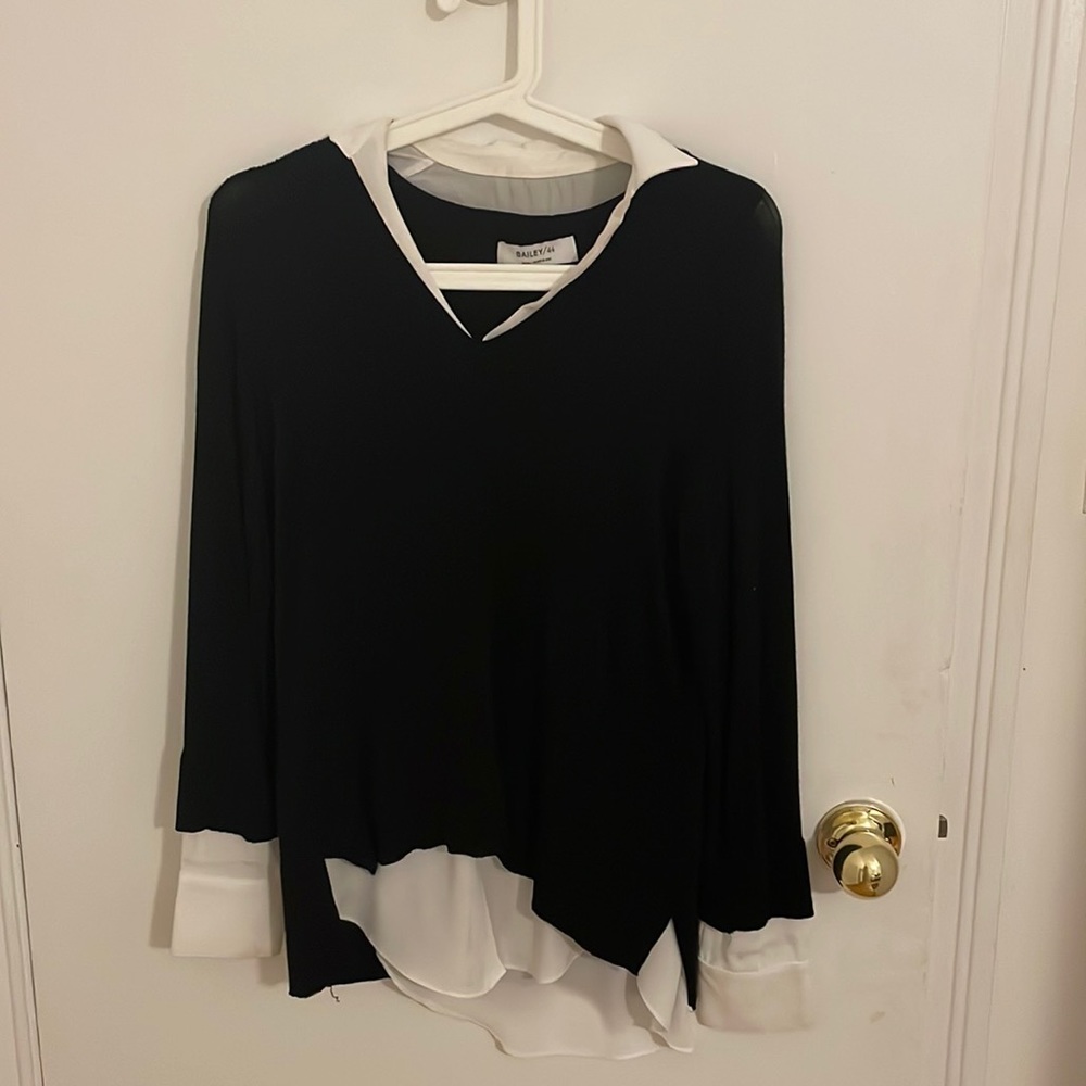 Cute sweater collar shirt